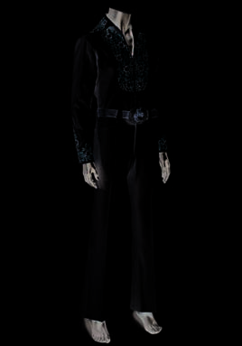 Cream embroidered ensemble — Dream Suits