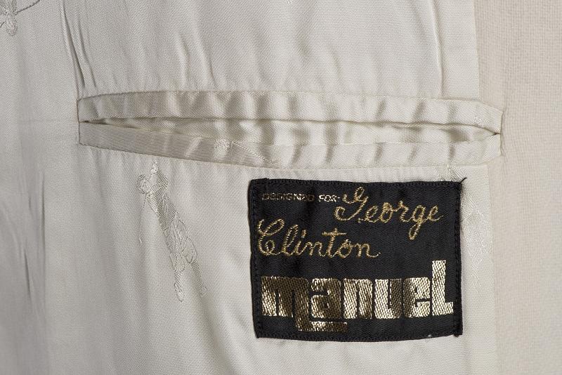 Interior label of the George Clinton duster.