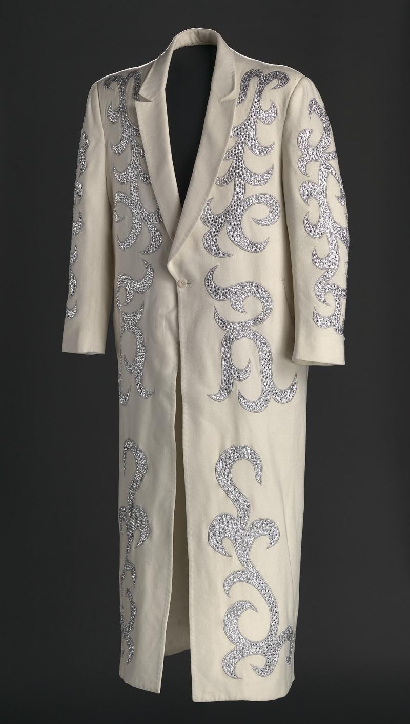 Front of Manuel's duster for George Clinton, Smithsonian object 2011.83.4.